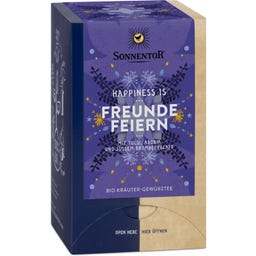 Freunde Feiern Tee BIO Doppelkammerbeutel - 18 Teebeutel