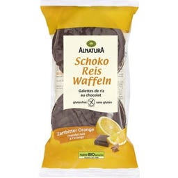 Alnatura Bio Reiswaffeln Zartbitter Orange - 100 g