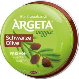 Argeta Veggie Schwarze Oliven - 95 g