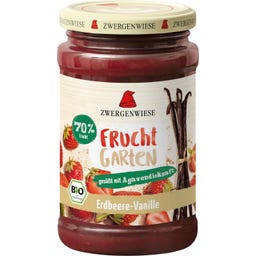 Zwergenwiese Bio FruchtGarten Erdbeere-Vanille - 225 g