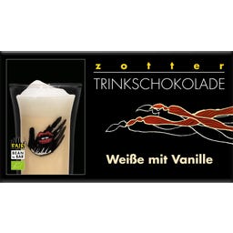 Bio Trinkschokolade Wei&szlig;e mit Vanille