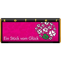 Zotter Schokolade Bio Ein St&uuml;ck vom Gl&uuml;ck