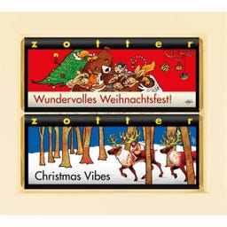 Zotter Schokolade Geschenkset Süße Weihnachten - 140 g
