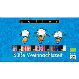 Zotter Schokolade Bio Schoko-Minis S&uuml;&szlig;e Weihnachtszeit