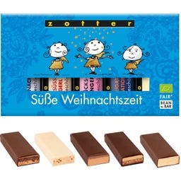 Zotter Schokolade Bio Schoko-Minis Süße Weihnachtszeit - 100 g