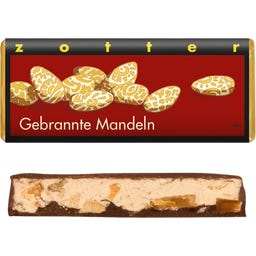 Zotter Schokolade Bio Winter Specials Gebrannte Mandeln - 70 g