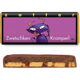 Zotter Schokolade Bio Zwetschken Kramperl - 70 g