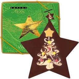 Zotter Schokolade Bio MiXing Stern mit Tannenbaum - 100 g