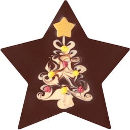 Zotter Schokolade Bio MiXing Stern mit Tannenbaum - 100 g