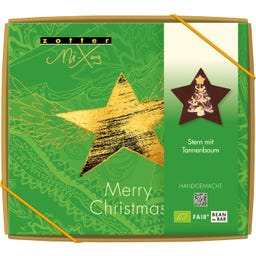 Zotter Schokolade Bio MiXing Stern mit Tannenbaum