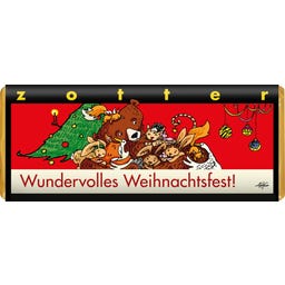 Zotter Schokolade Bio Wundervolles Weihnachtsfest