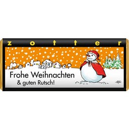 Zotter Schokolade Bio Frohe Weihnachten & guten Rutsch!