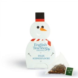 English Tea Shop Bio Schneemann: Felix Schneeflocke - 1 Teebeutel
