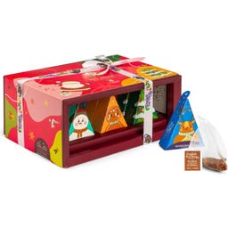 Teegeschenk mit Schleife "Red Santa Christmas", BIO