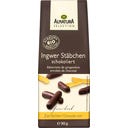 Bio Sélection Ingwerstäbchen, schokoliert - 90 g