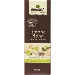 Bio Sélection Schokotäfelchen Limone-Mohn - 50 g