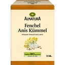 Alnatura Bio Fenchel Anis Kümmel Tee - 50 Teebeutel