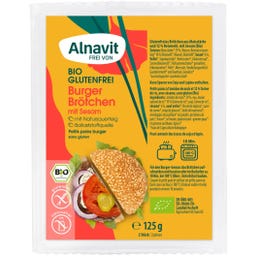 Alnavit Bio Burgerbrötchen - 125 g