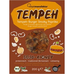 Tempehmanufaktur Tempeh-Burger Smoky Paprika, Bio - 200 g