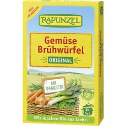 Bio Gemüse Brühwürfel Original, mit Bio-Hefe - 84 g
