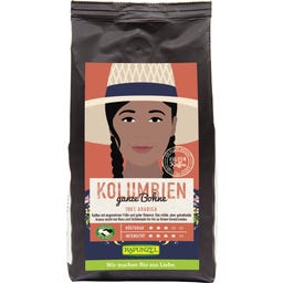 Rapunzel Bio Heldenkaffee Kolumbien, ganze Bohne - 250 g