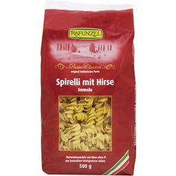 Rapunzel Bio Spirelli mit Hirse Semola - 500 g