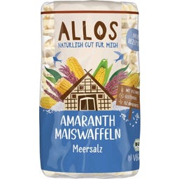 Bio Amaranth Maiswaffeln mit Meersalz - 115 g