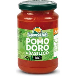 Sapore di Sole Sugo Tomaten & Basilikum bio - 340 g