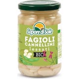 Sapore di Sole Bio wei&szlig;e Cannellini Bohnen im Glas