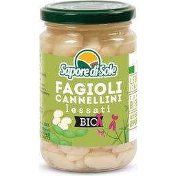 Sapore di Sole Bio weiße Cannellini Bohnen im Glas - 300 g