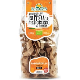 Bio Pappardelle Cappelli & Monococco Vollkorn Hartzweizengrießnudeln - 400 g