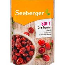 Seeberger Soft-Cranberries gesüßt - 125 g