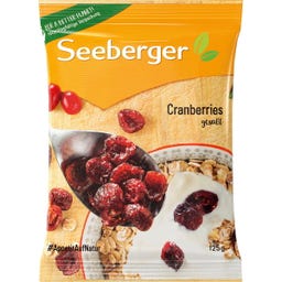 Seeberger Cranberries gesüßt - 125 g
