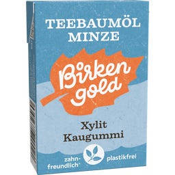 Birkengold® Xylit Kaugummi Teebaumöl-Minze - 20 Stk. (28 g)