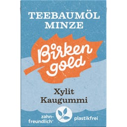 Birkengold® Xylit Kaugummi Teebaumöl-Minze - 20 Stk. (28 g)
