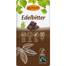 Birkengold® Schokolade Edelbitter - 100 g