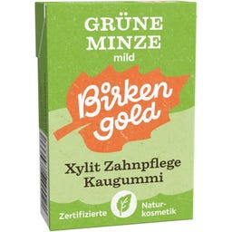 Birkengold® Xylit Zahnpflege Kaugummi Grüne Minze - 20 Stk. (28 g)