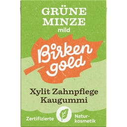Birkengold® Xylit Zahnpflege Kaugummi Grüne Minze - 20 Stk. (28 g)