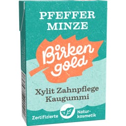 Birkengold® Xylit Zahnpflege Kaugummi Pfefferminze - 20 Stk. (28 g)