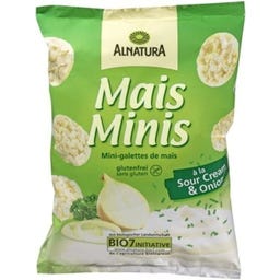 Alnatura Bio Mais Minis à la Sour Cream & Onion - 50 g