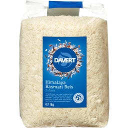Davert Bio Himalaya Basmati Reis weiß - 1.000 g