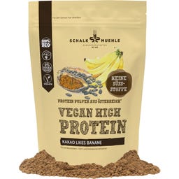 Bio Protein Pulver Mix mit Bananen Pulver und Kakao