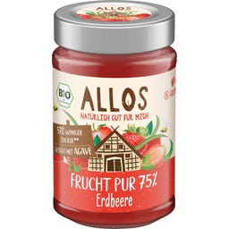 Allos Bio Frucht Pur 75 % Erdbeere - 200 g